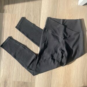 OFFLINE By Aerie Real Me Waffle High Waisted Crossover Legging - BLACK